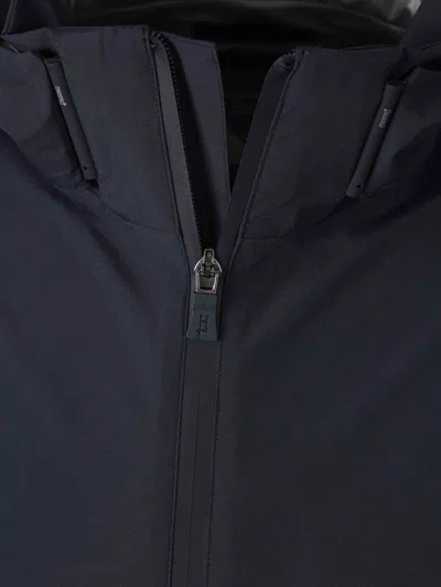 Herno Bomber Jacket In Essence In Midnight Blue