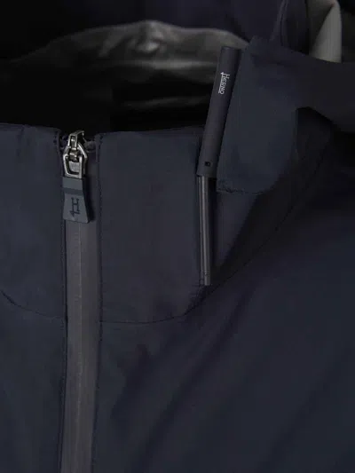 Herno Bomber Jacket In Essence In Midnight Blue