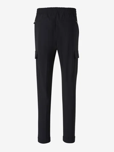 Marco Pescarolo Tapered Trousers In Midnight Blue