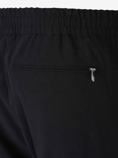 Marco Pescarolo Tapered Trousers In Midnight Blue