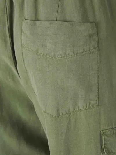 Pt Torino Cargo-pocket Tapered Trousers In Green