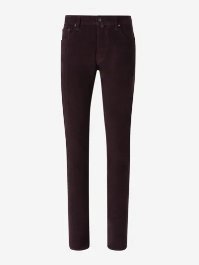 Jacob Cohen Bard Trousers In Violeta