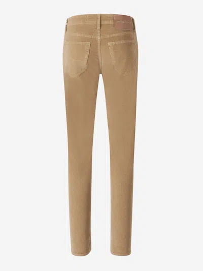 Jacob Cohen Bard Trousers In Beige
