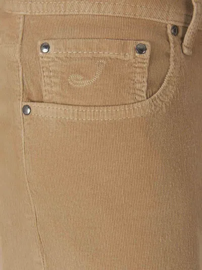 Jacob Cohen Bard Trousers In Beige