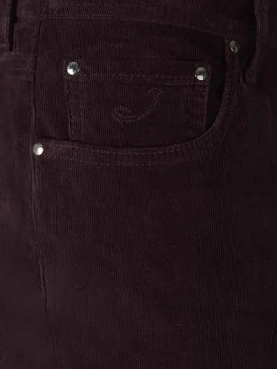 Jacob Cohen Bard Trousers In Violeta