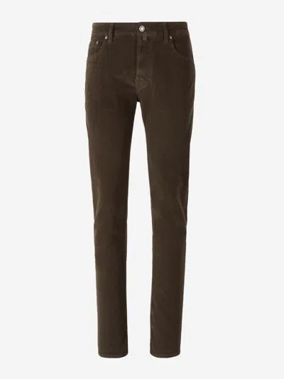 Jacob Cohen `nick` 5-pocket Slim Fit Jeans In Brown