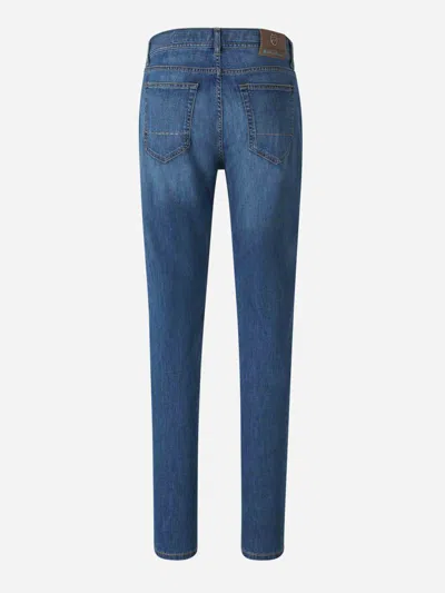 Richard J Brown Richard J. Brown Straight Fit Jeans In Denim Dark Blue