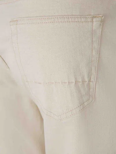 Richard J Brown Richard J. Brown Corduroy Cotton Jeans In Beige