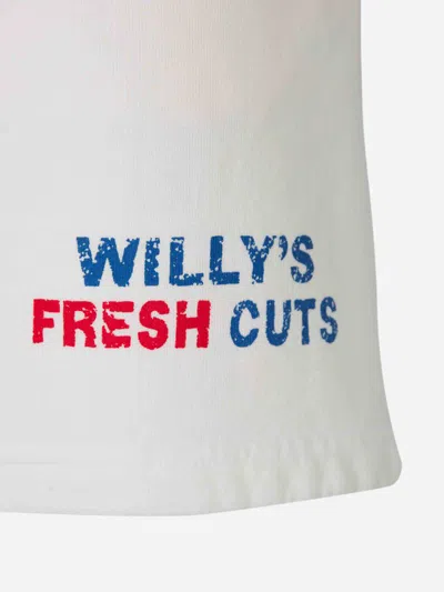 Willy Chavarria Logo-print Shorts In White