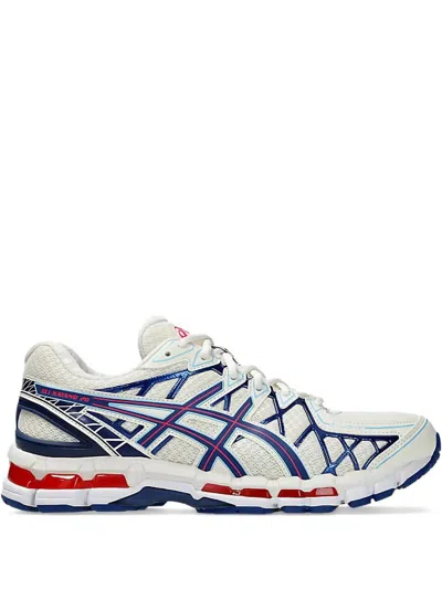 Asics Round Toe Low-top Sneakers In Blue
