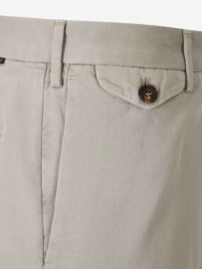 Incotex Slim Cotton Bermuda Shorts In Brown