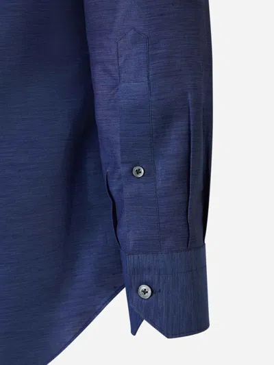 Fray Cannes Shirt In Navy Blue