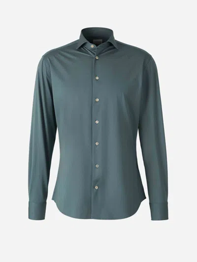 Traiano Milano Rossini Radical Shirt In Dark Green