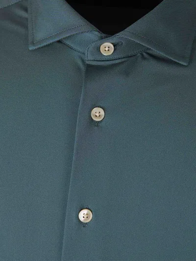 Traiano Milano Rossini Radical Shirt In Dark Green
