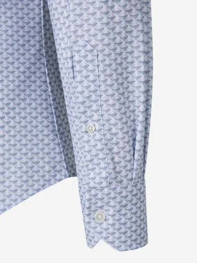 Traiano Milano Rossini Radical Shirt In Blue