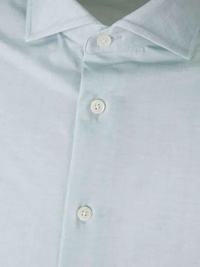 Shop Traiano Milano Rossini Radical Shirt In Mint Green