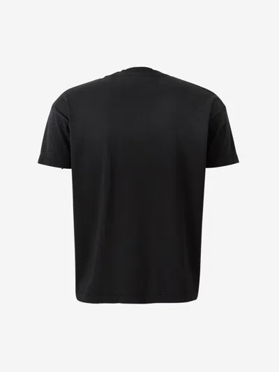 Willy Chavarria Graphic-print Cotton T-shirt In Black