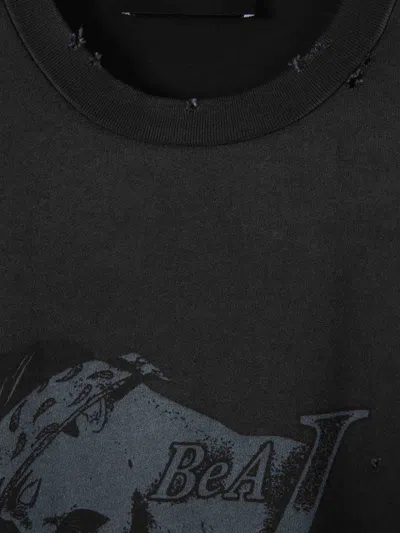 Willy Chavarria Graphic-print Cotton T-shirt In Black