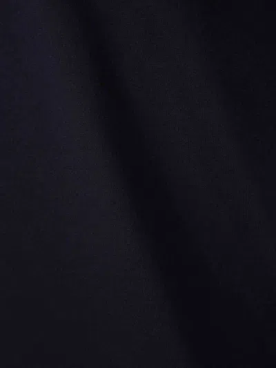C.p. Company Blue T-shirt With Logo Printed On The Front In Midnight Blue