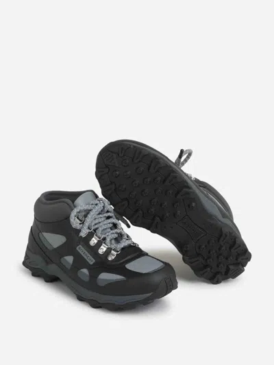 Givenchy Bogs Lace-up Low Sneakers In Black