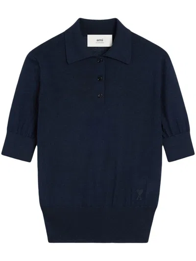 Ami Alexandre Mattiussi Ami T-shirts And Polos In Bleu Marine