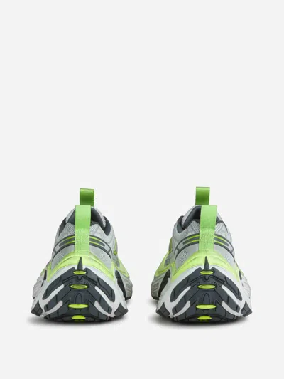 Balenciaga Multicolor Mesh And Rubber 6xl Sneakers In Grey