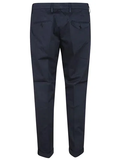 Dondup Gaubert Stretch Cotton Trousers In Blue