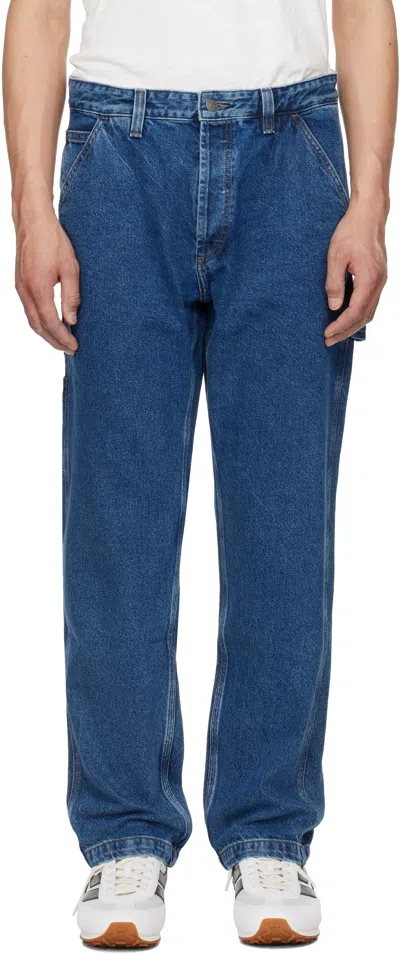 Hugo Boss Multiple-pockets Straight-leg Jeans In Black