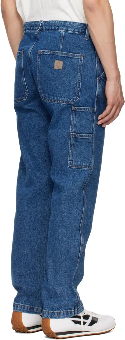 Hugo Boss Multiple-pockets Straight-leg Jeans In Black