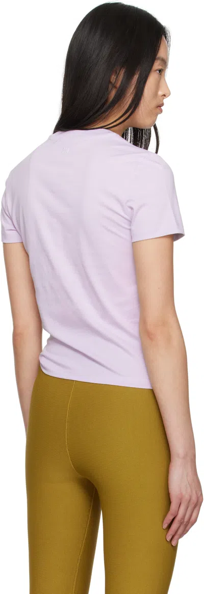 Ami Alexandre Mattiussi Ami Paris Cropped T-shirt In Pink