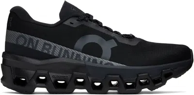 On Cloudmster 2 Rubber-trimmed Mesh Running Sneakers In Black