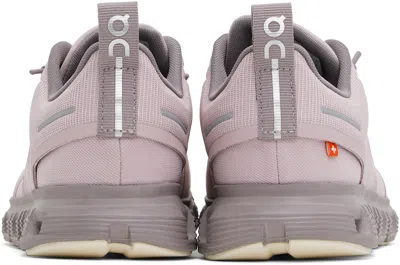 On Cloud 6 Waterproof Sneakers In Mauve | Zinc