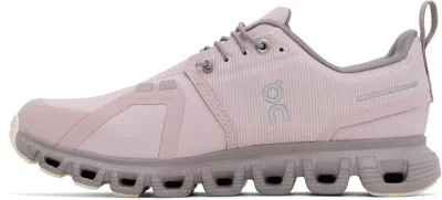 On Cloud 6 Waterproof Sneakers In Mauve | Zinc