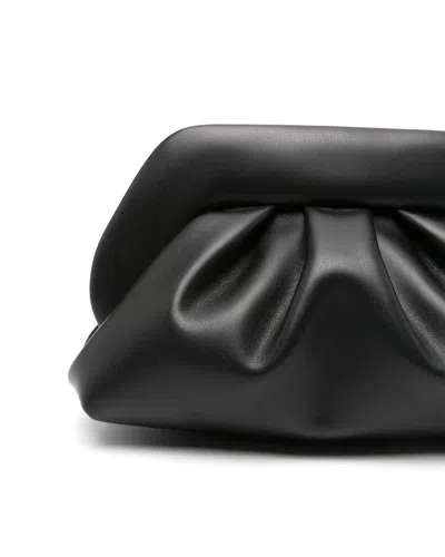 Themoirè Borsa Tia Vegan Fabric Black In Black
