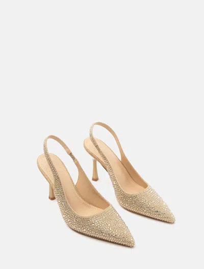 Twentyfourhaitch Heeled Shoes In Gold