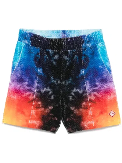 Casablanca 'the Gradient Towelling' Bermuda Shorts In Blue