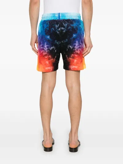 Casablanca 'the Gradient Towelling' Bermuda Shorts In Blue