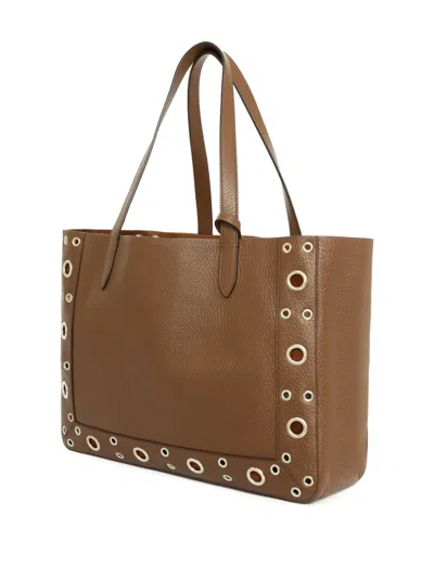 Valentino Garavani Nellcote Tote Bag In Brown