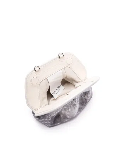 Themoirè Gea Rhinestone Degradè Clutch Bag In 181