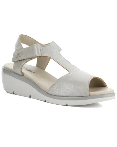 Fly London Nova Wedge Sandal In Grey