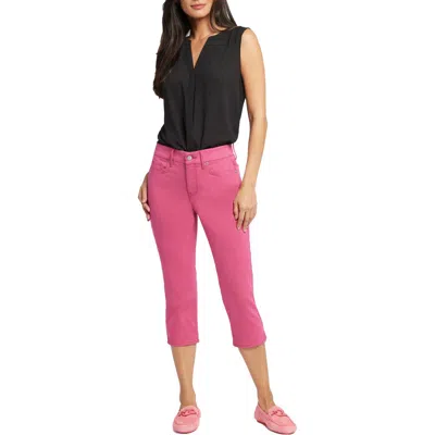 Nydj Waist Match Womens Tummy Slimming Denim Cropped Jeans In Multi