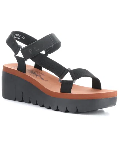 Fly London Yefa Wedge Sandal In Black