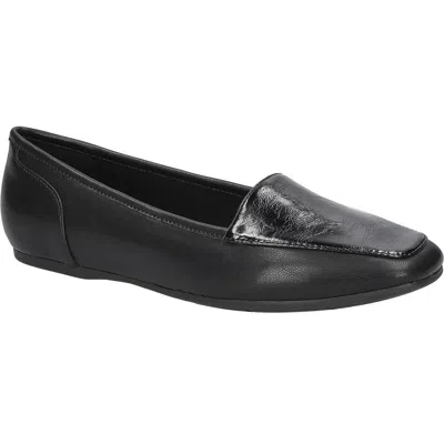 Easy Street Womens Crackle Faux Leather Loafers In Multi