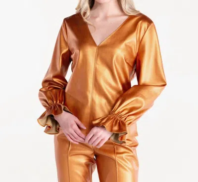 S'EDGE MURPHY TOP IN COPPER 