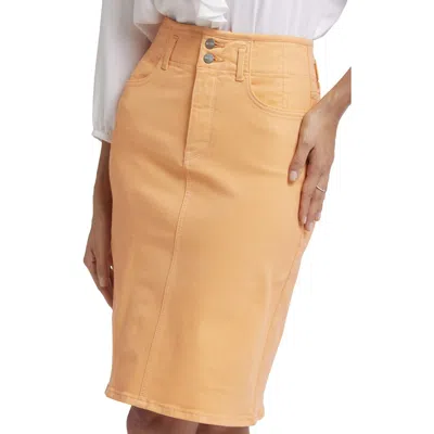 Nydj Hollywood Womens High-rise Denim Denim Skirt In Multi