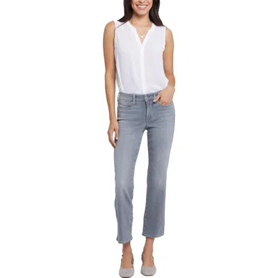 Nydj Marilyn Womens Tummy Slimming Denim Straight Leg Jeans In Multi
