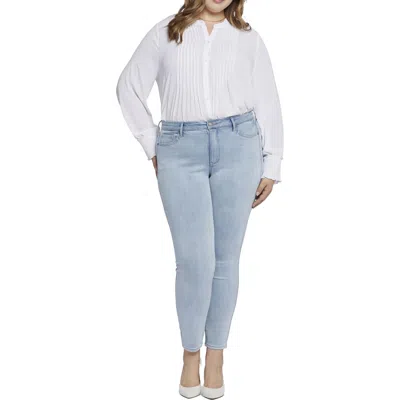 Nydj Plus Ami Womens Stretch Denim Skinny Jeans In Multi