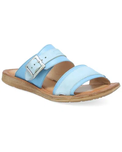 Miz Mooz Florra Leather & Suede Sandal In Blue