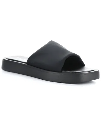 Bos. & Co. Ginny Platform Slide Sandal In Black