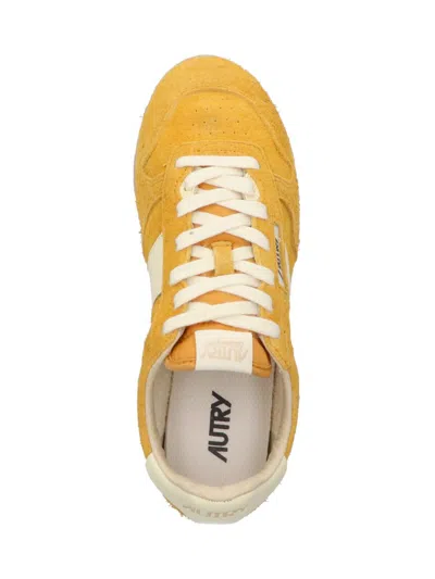 Autry Mineral Yellow Windspin Sneaker In Yellow